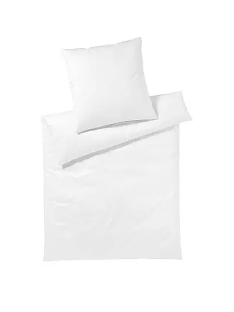 ELEGANTE | Biancheria da letto in jersey SOLID 70x90cm / 140x200cm Grafite | weiss